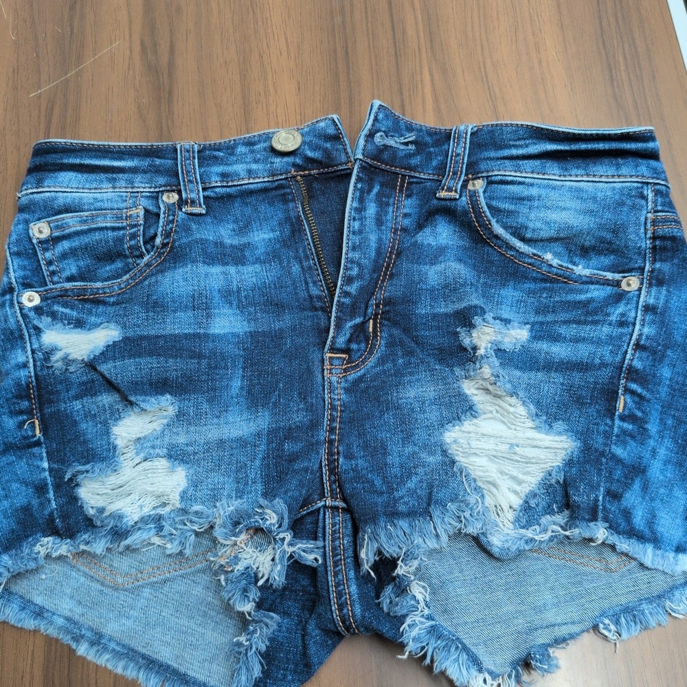 American Eagle Outfitters Relax Level Syretchy Hi-Rise Shortie Shorts